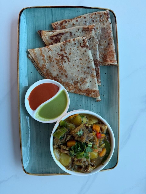 Esbesso with Injera Somali, Japati or Malawax Injera